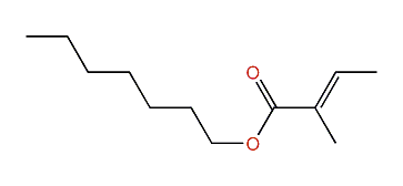 (E)-Heptyl 2-methyl-2-butenoate